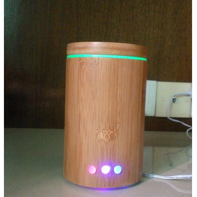 160ml bamboo diffuser LED aroma diffuser essential oil diffuser aromatherapy humidifier home sent mist maker