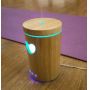 160ml bamboo aroma diffuser essential oil diffuser aroma humidifier sent mist maker with 7 colors LED light