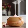 300ml woodgrain aroma diffuser aromtherapy humidifier SPA diffuser tabletop mist maker with 7 color LED