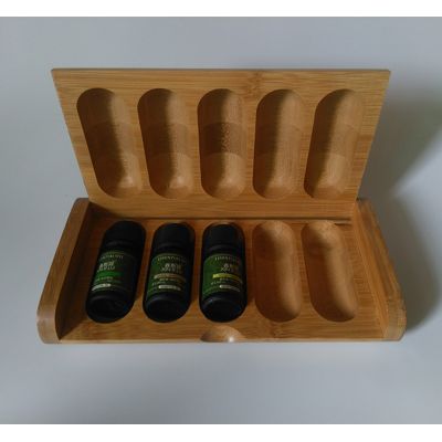 5ml 10ml bamboo essential oil bottle set aromatherapy tool kit