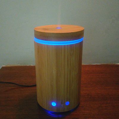 160ml bamboo diffuser aroma diffuser oil diffuser sent air humidifier mist maker with colorful LED