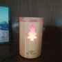 160ml cutout xmas bamboo aroma diffuser WIFI smart humidifier with APP compatible with Alexa and Google Home
