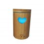 160ml WIFI App real bamboo diffuser ultrasonic oil humidifier smart home appliance with changing led light