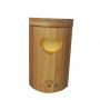 160ml WIFI App real bamboo diffuser ultrasonic oil humidifier smart home appliance with changing led light