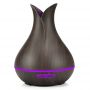 400ml woodgrain vase shape aromatherapy diffuser TUYA app humdifiier with led light