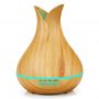 400ml woodgrain vase shape aromatherapy diffuser TUYA app humdifiier with led light
